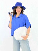 شومیز جلو بسته فرگل کد 8137 - تصویر 7