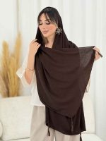 شال منگوله دار نیلسا کد 8175 - تصویر 7