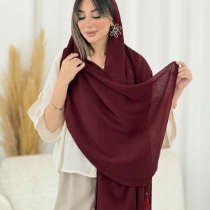 شال منگوله دار نیلسا کد 8175