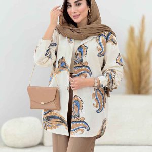 مانتو طرح دار محنا کد 8231