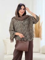 شومیز پلنگی کد 8239 - تصویر 7