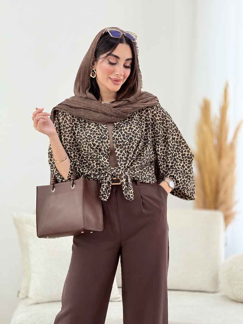 شومیز پلنگی کد 8239