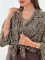 شومیز پلنگی کد 8239 - تصویر 5