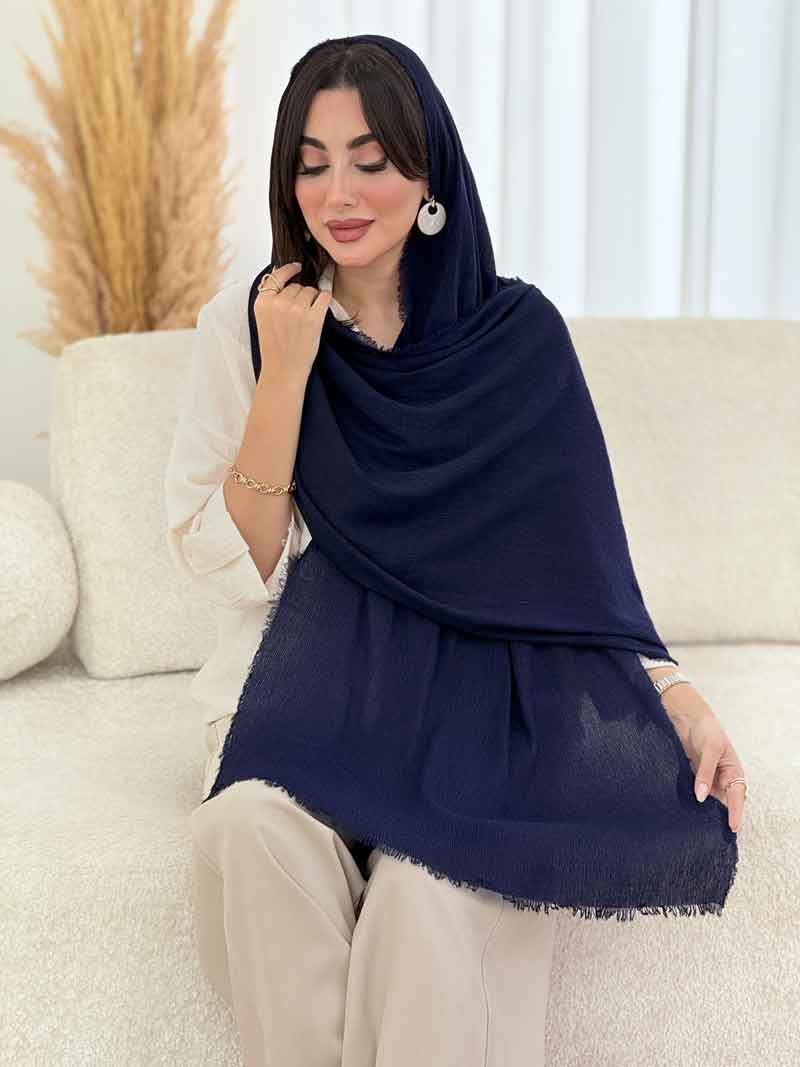 IMG_9180 شال پلیسه دنیا کد 8176 - تصویر 1
