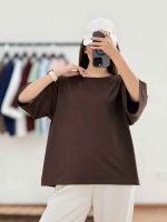 تیشرت باکسی ساده کد 8257 - تصویر 20