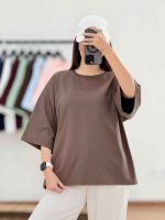 تیشرت باکسی ساده کد 8257 - تصویر 8