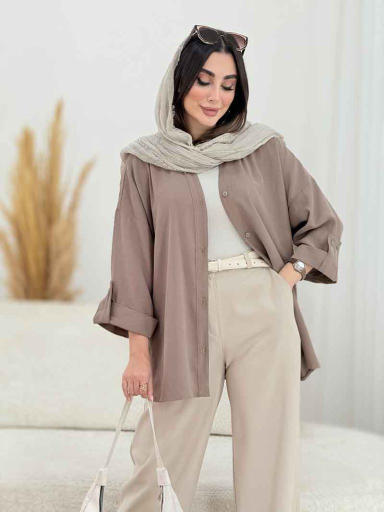مانتو سیلک بغل سه دکمه کد 8301