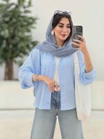 مانتو تک جیب آستین پیله کد 8248 - تصویر 24