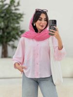 مانتو تک جیب آستین پیله کد 8248 - تصویر 8