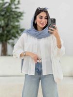 مانتو تک جیب آستین پیله کد 8248 - تصویر 22