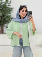 مانتو پایین هلال مهتاب کد 8253 - تصویر 2