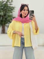 مانتو پایین هلال مهتاب کد 8253 - تصویر 26