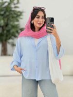 مانتو پایین هلال مهتاب کد 8253 - تصویر 8