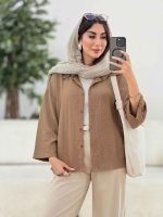 مانتو پایین هلال مهتاب کد 8253 - تصویر 15