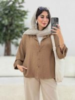 مانتو پایین هلال مهتاب کد 8253