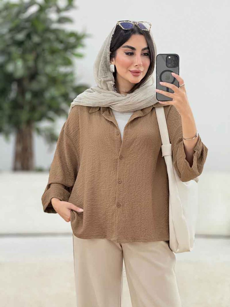 مانتو پایین هلال مهتاب کد 8253