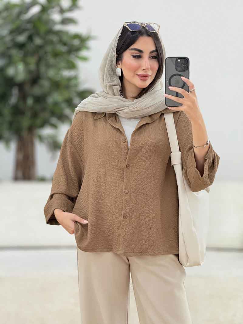 مانتو پایین هلال مهتاب کد 8253