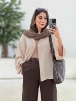 مانتو پایین هلال مهتاب کد 8253 - تصویر 3