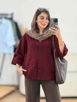 مانتو برش دار نگار کد 8305 - تصویر 15