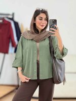 مانتو برش دار نگار کد 8305 - تصویر 16
