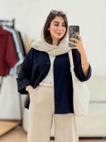 مانتو برش دار نگار کد 8305 - تصویر 8