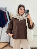 مانتو برش دار نگار کد 8305 - تصویر 3