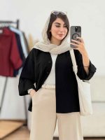مانتو برش دار نگار کد 8305 - تصویر 4