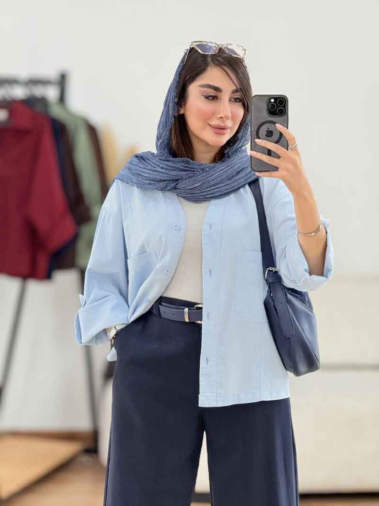 مانتو برش دار نگار کد 8305
