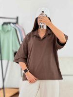 پولوشرت باکسی ساده کد 8258 - تصویر 15