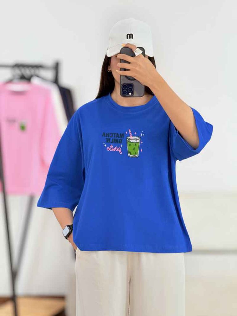 تیشرت matcha girlie کد 8275