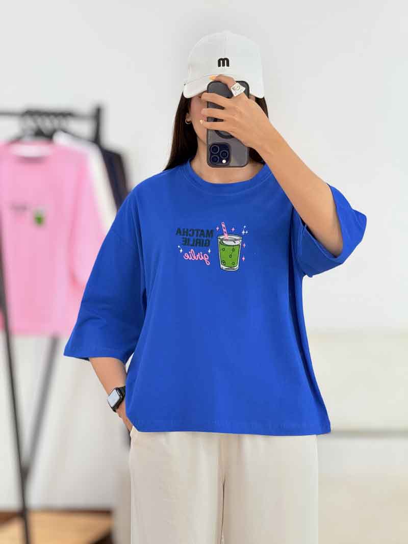 تیشرت matcha girlie کد 8275