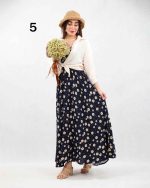 پیراهن بلند یقه هفت کد 8240 - تصویر 23