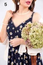 پیراهن بلند یقه هفت کد 8240 - تصویر 7