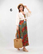پیراهن بلند یقه هفت کد 8240 - تصویر 22