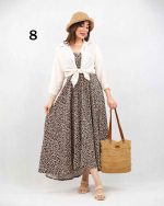 پیراهن بلند یقه هفت کد 8240 - تصویر 6