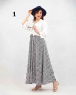 پیراهن بلند یقه هفت کد 8240 - تصویر 10