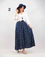 پیراهن بلند یقه هفت کد 8240 - تصویر 12