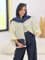 مانتو آستین پاکتی السانا کد 8341 - تصویر 2