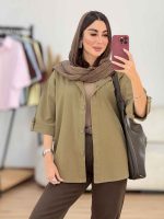مانتو آستین پاگن ثنا کد 8348 - تصویر 25