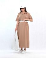 پیراهن بلند آستین کوتاه کد 8291 - تصویر 5