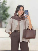 مانتو پانچ نیکو کد 8283 - تصویر 2