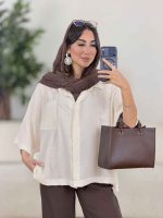 مانتو پانچ نیکو کد 8283 - تصویر 5