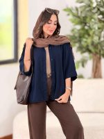 شومیز آستین پاکتی آفاق کد 8314 - تصویر 8