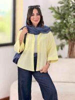 مانتو پانچ راوینا کد 8344 - تصویر 17