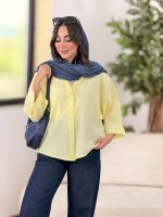 مانتو پانچ راوینا کد 8344 - تصویر 3