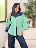 مانتو پانچ راوینا کد 8344 - تصویر 2