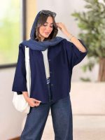 مانتو پانچ راوینا کد 8344 - تصویر 24