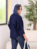 مانتو پانچ راوینا کد 8344 - تصویر 20