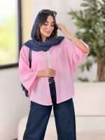 مانتو پانچ راوینا کد 8344 - تصویر 13