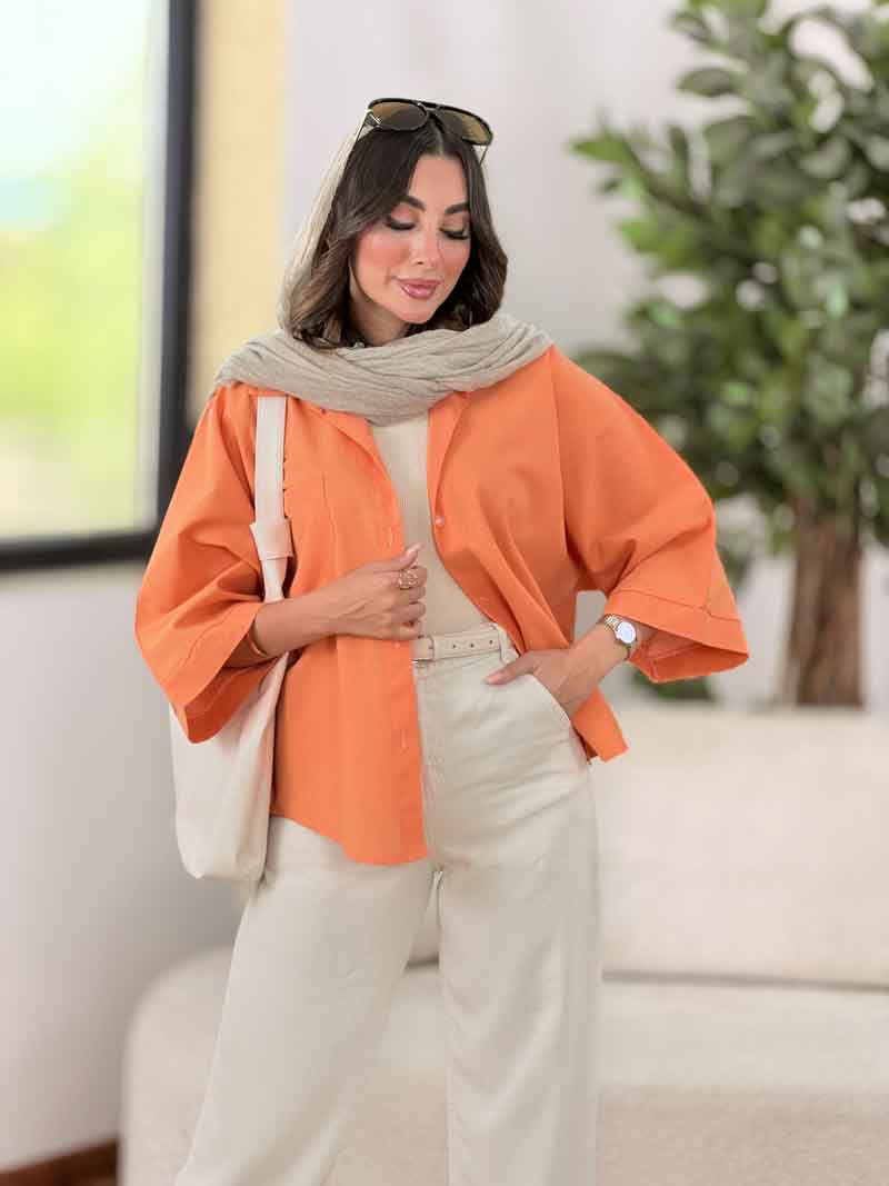 مانتو پانچ راوینا کد 8344